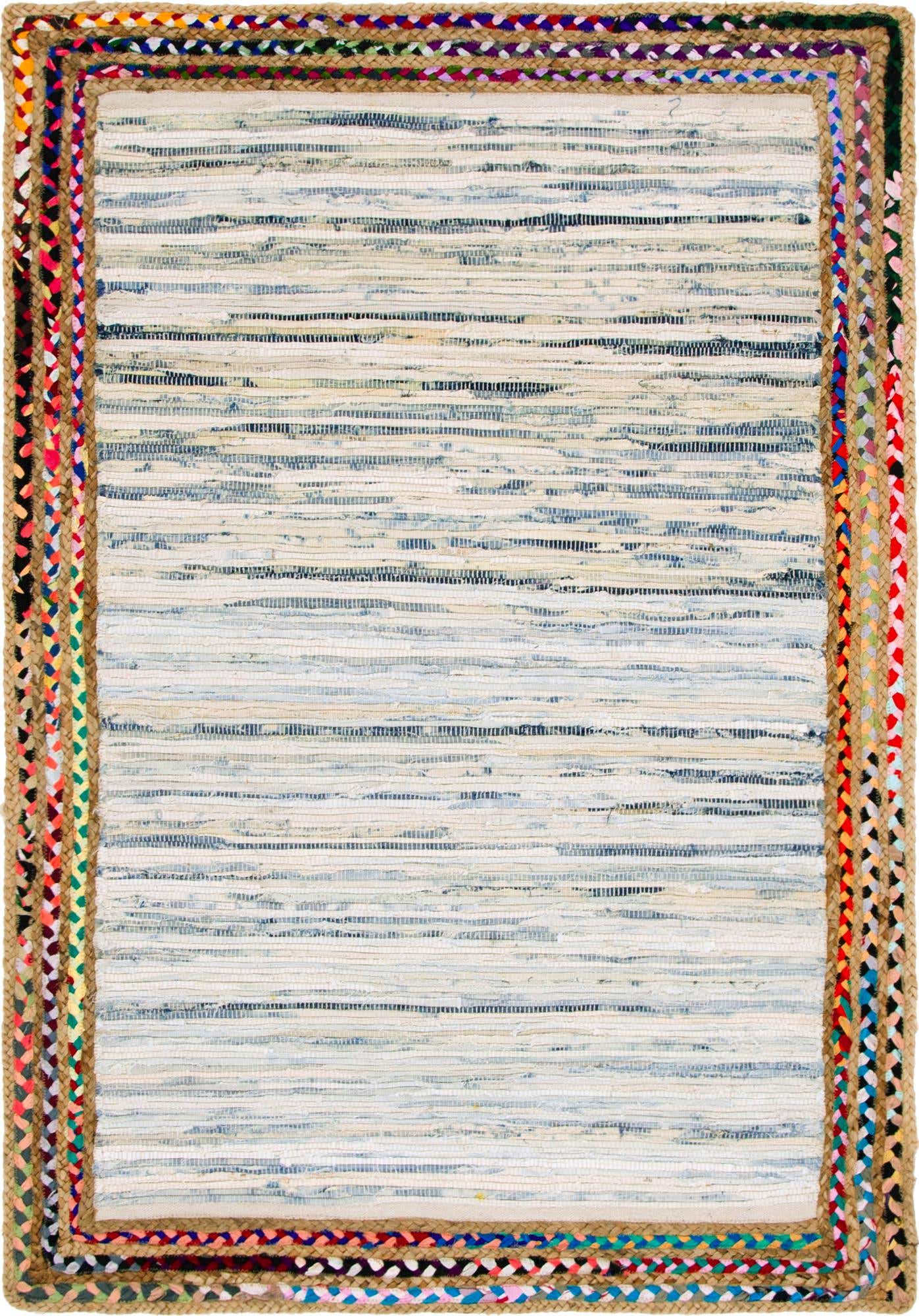 4' 1 x 6' 1 Chindi Jute Rug