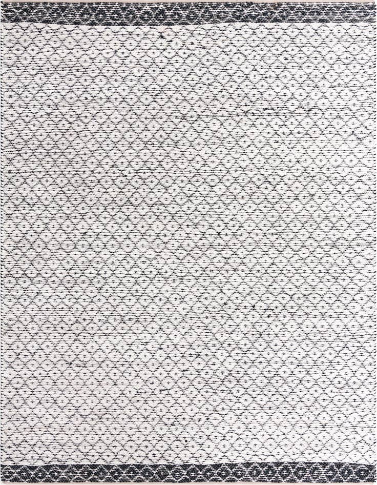 Detail image of 10' x 14' 1 Hand Woven Chindi Trellis Rug