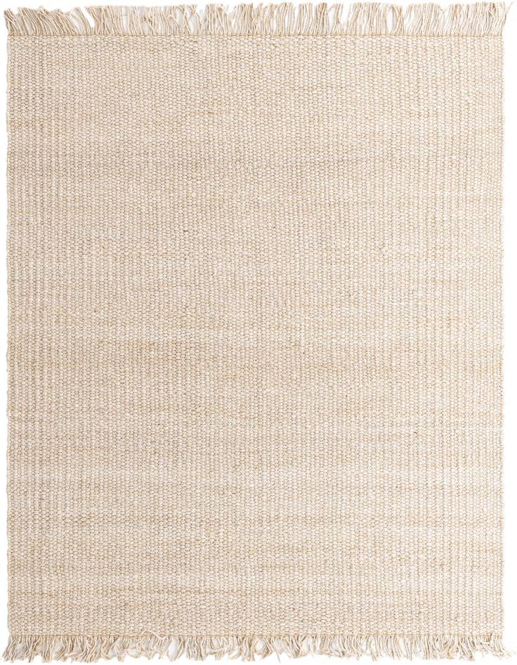 Detail image of 8' x 10' Hand Woven Chunky Jute Rug