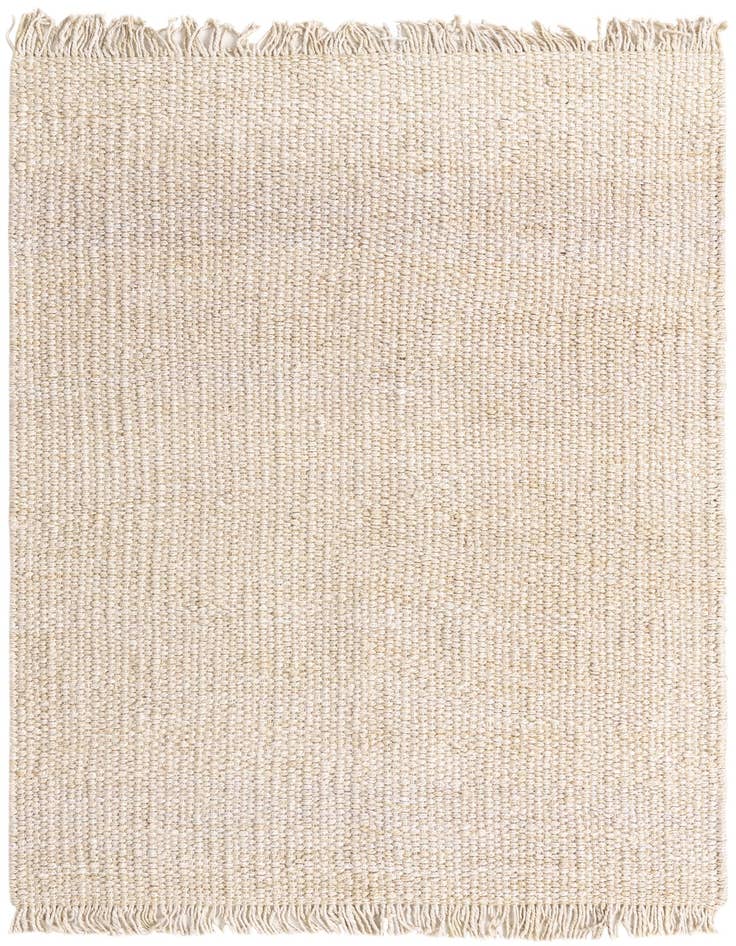 Detail image of 6' 1 x 9' Hand Woven Chunky Jute Rug