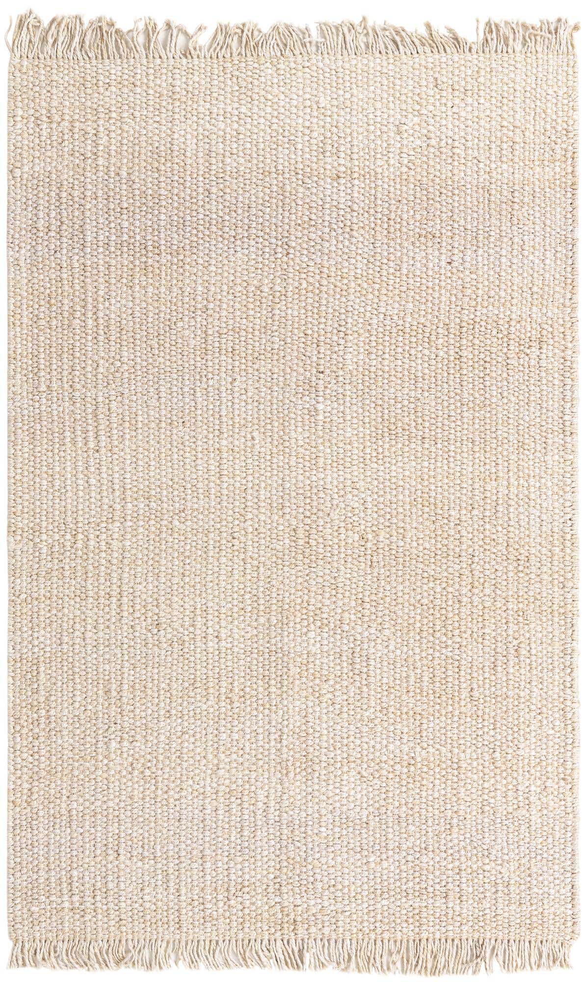 6' 1 x 9' Hand Woven Chunky Jute Rug