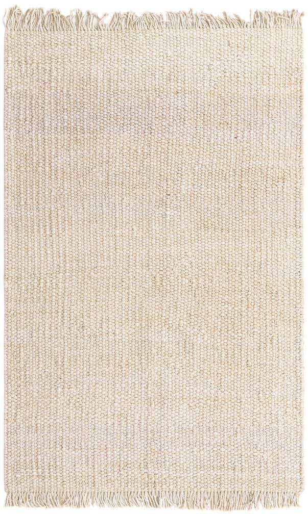 6' 1 x 9' Hand Woven Chunky Jute Rug