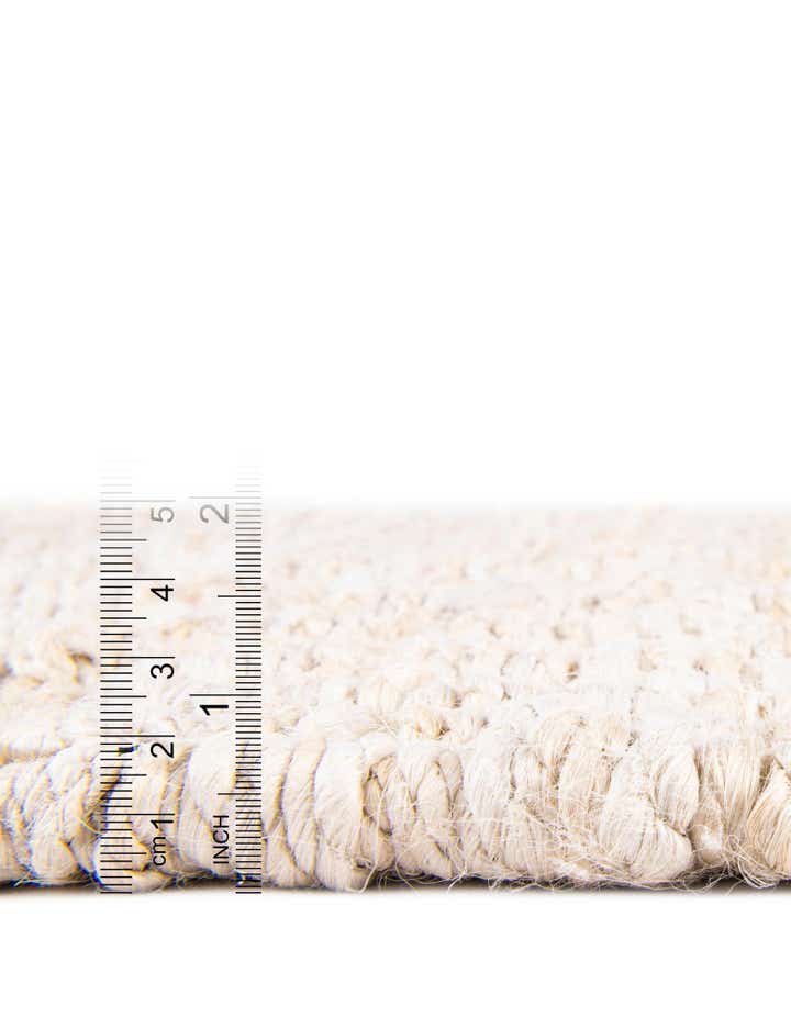 6' 1 x 9' Hand Woven Chunky Jute Rug