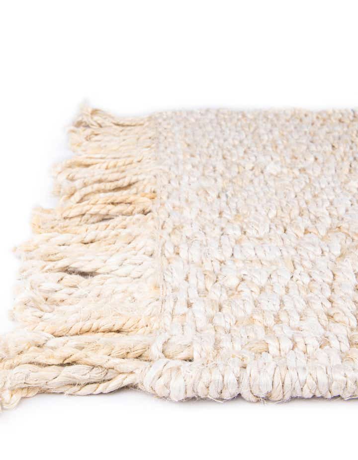 6' 1 x 9' Hand Woven Chunky Jute Rug