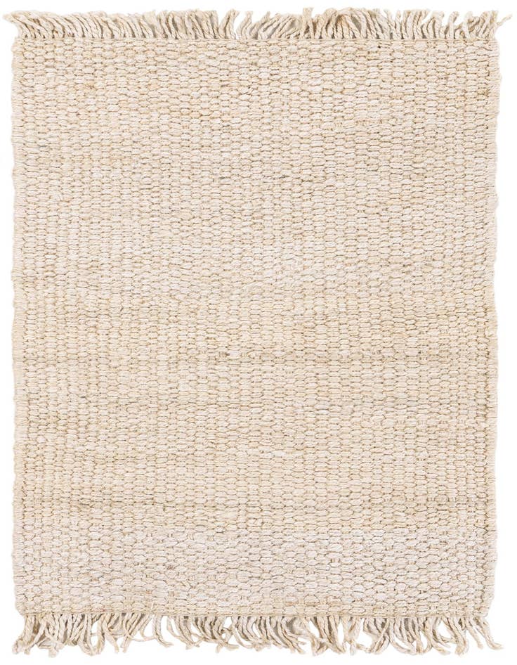 Detail image of 3' 1 x 5' 1 Hand Woven Chunky Jute Rug