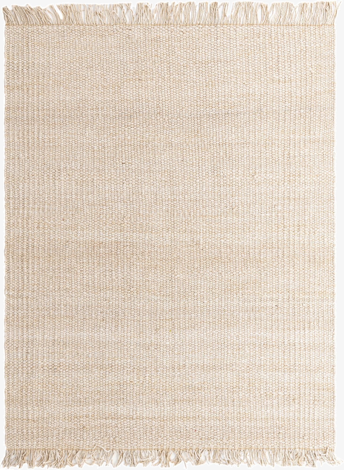 Primary image 8' x 10'  Hand Woven Chunky Jute Rug