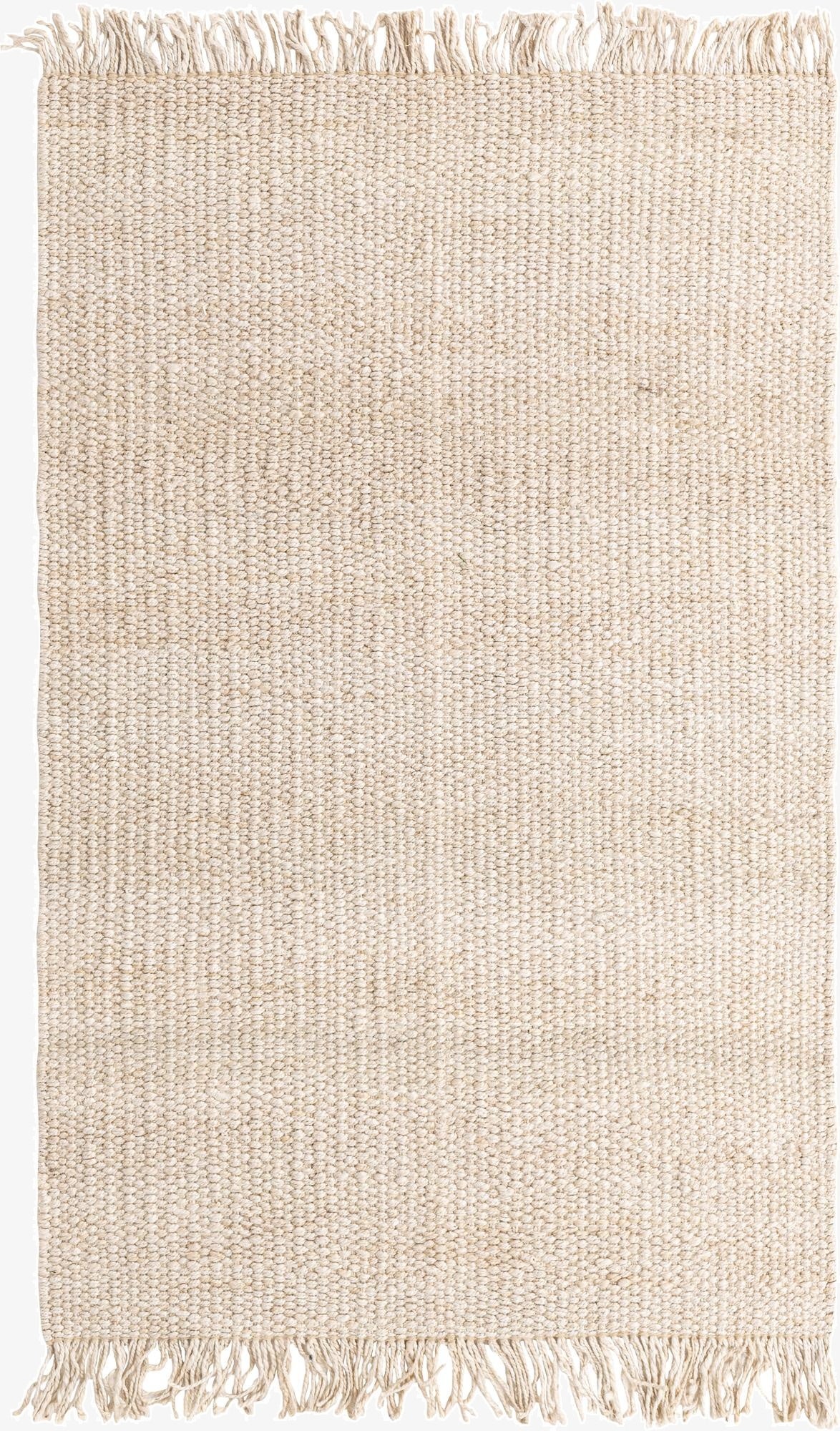 Primary image 5' 1 x 8'  Hand Woven Chunky Jute Rug
