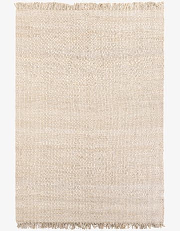 7' 1 x 10' Hand Woven Chunky Jute Rug