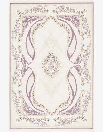 6' 6 x 9' 10 Classic Aubusson Rug