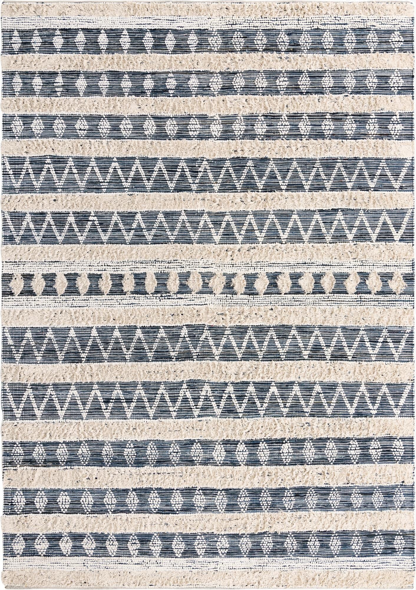 10' x 14' 1  Hand Woven Cotton Chindi Rug
