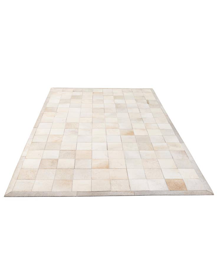 Detail image of 5' 1 x 7' 11 Cowhide - Patchwork Rug