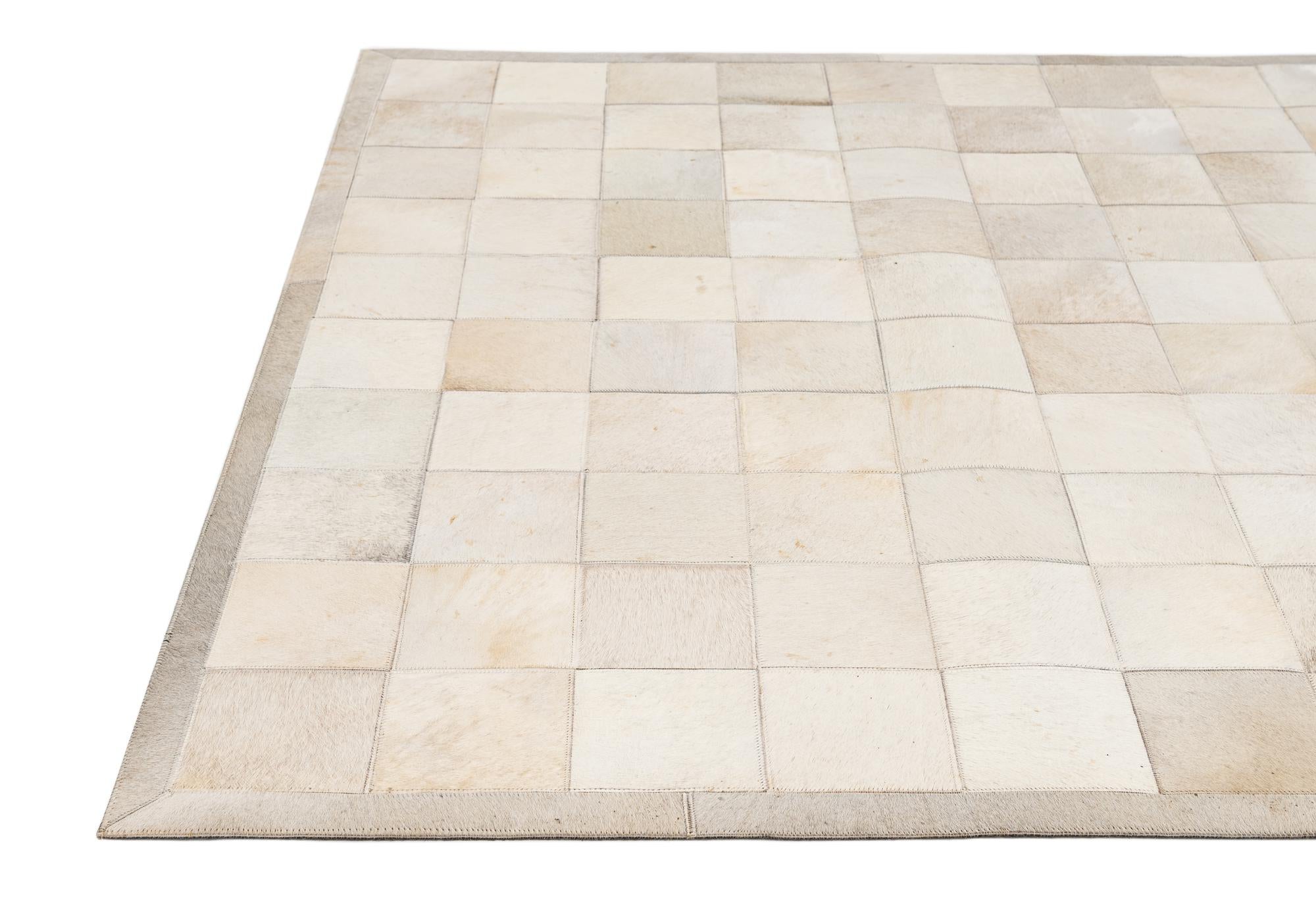 5' 1 x 7' 11 Cowhide - Patchwork Rug