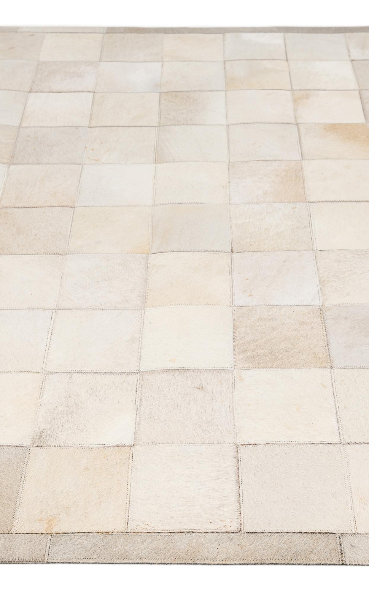 5' 1 x 7' 11 Cowhide - Patchwork Rug