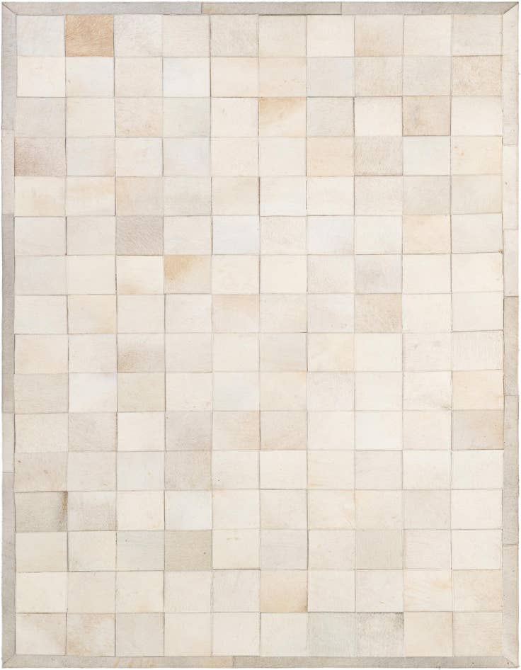 Detail image of 5' 1 x 7' 11 Cowhide - Patchwork Rug