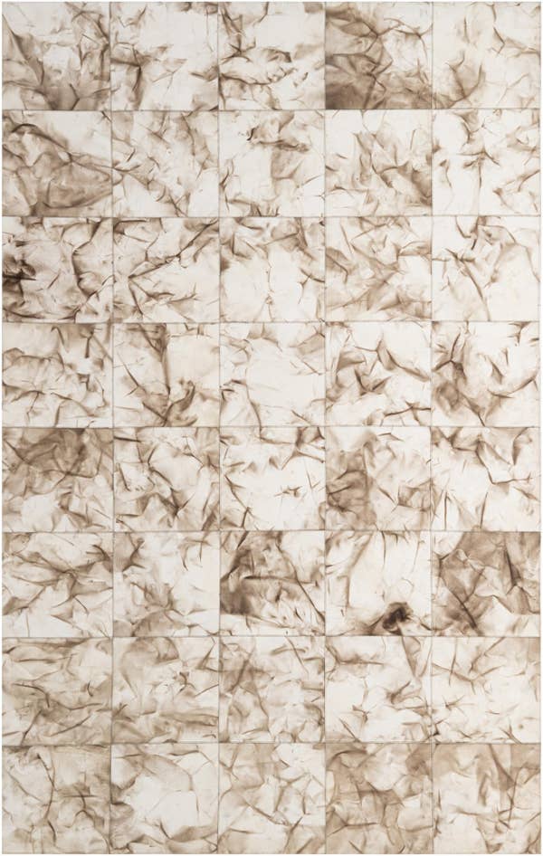 Detail image of 5' x 7' 11 Cowhide - Patchwork Rug