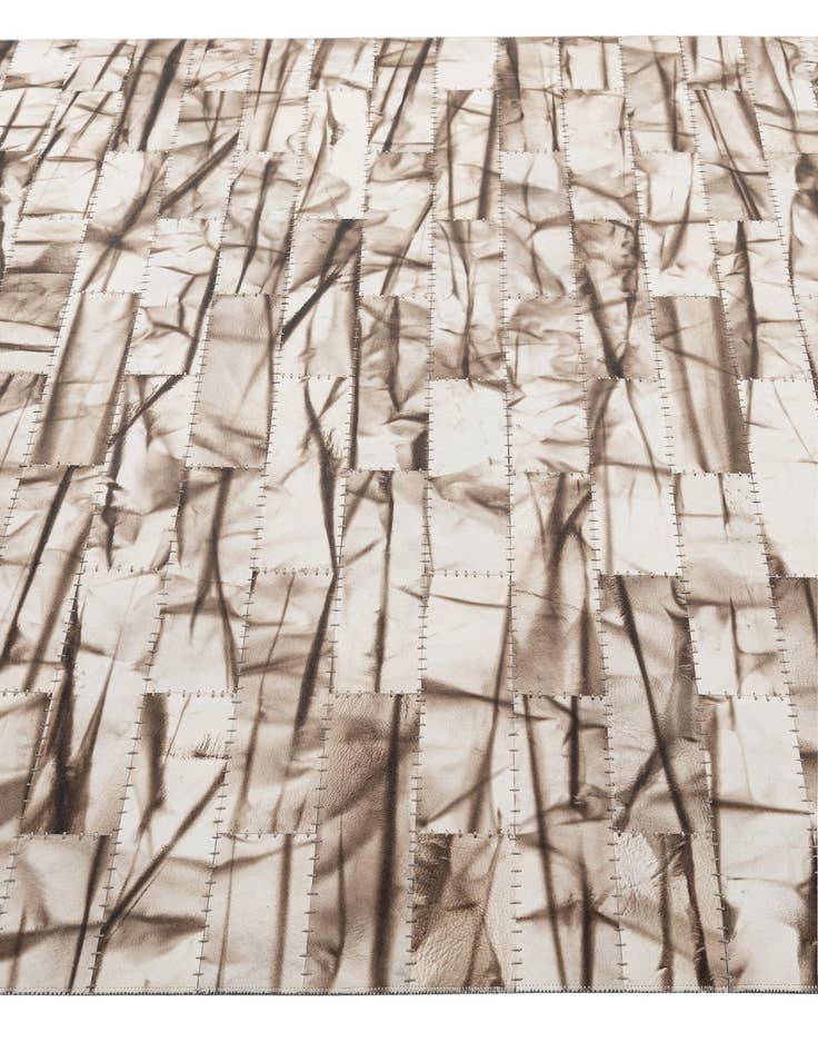 Detail image of 4' 11 x 8' 1 Cowhide - Patchwork Rug