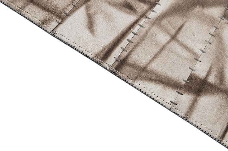 Detail image of 4' 11 x 8' 1 Cowhide - Patchwork Rug