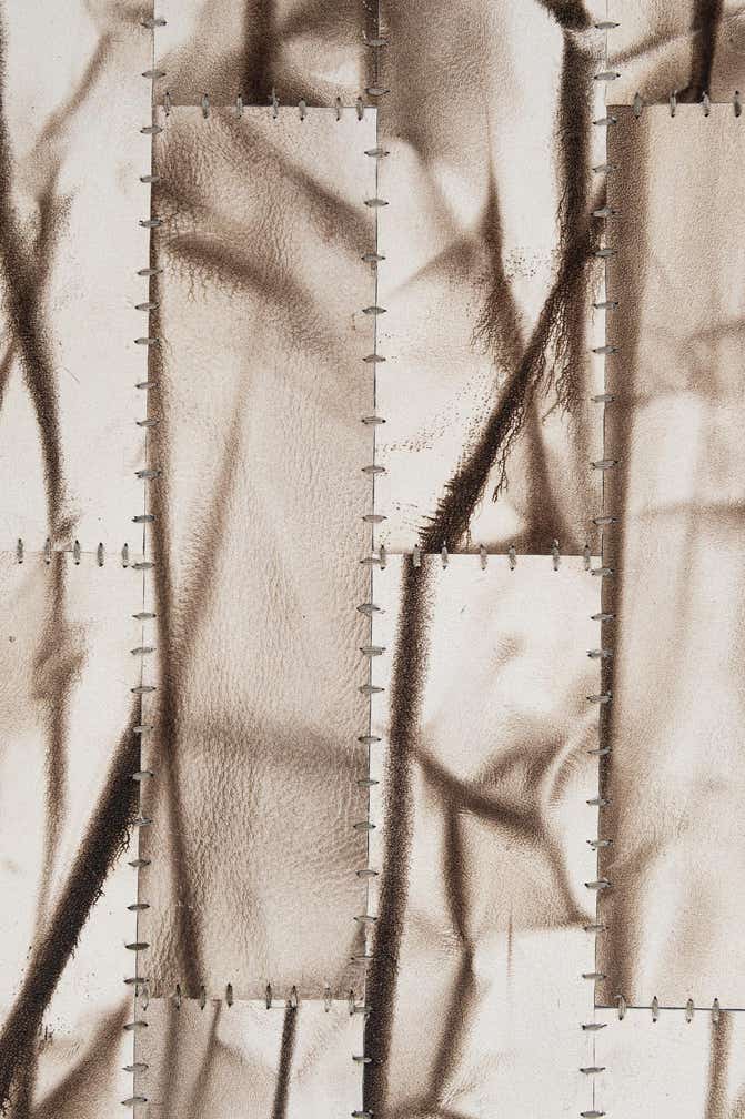 4' 11 x 8' 1 Cowhide - Patchwork Rug