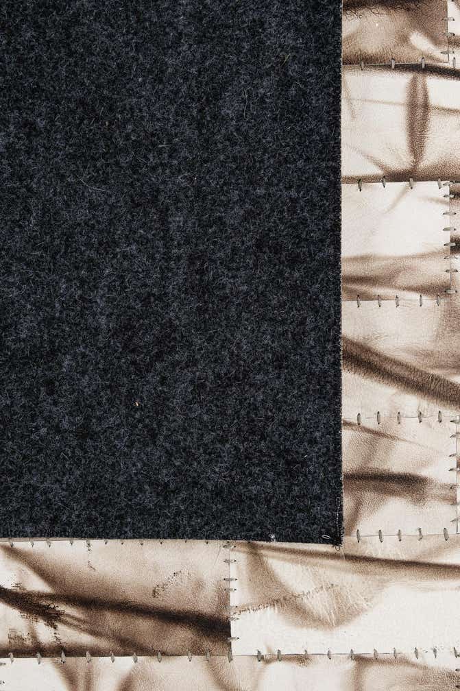 4' 11 x 8' 1 Cowhide - Patchwork Rug