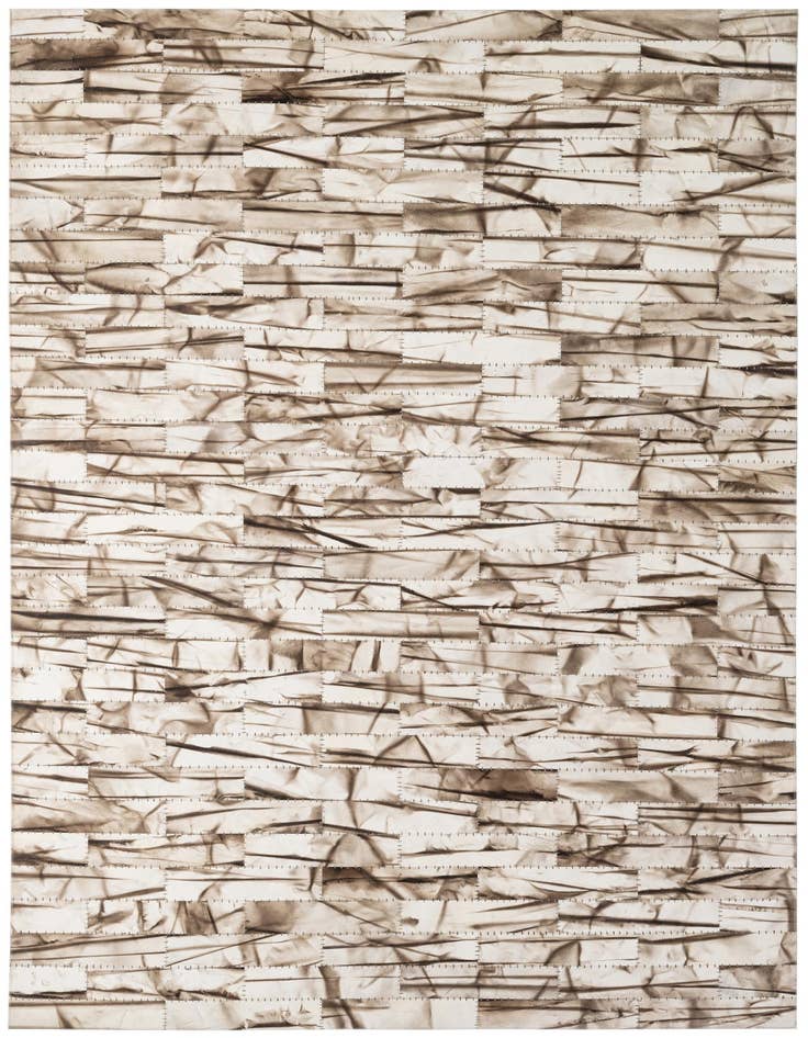 Detail image of 4' 11 x 8' 1 Cowhide - Patchwork Rug