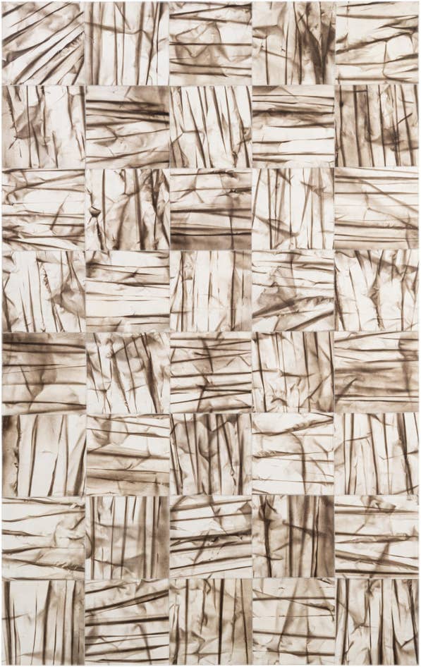 Detail image of 5' x 7' 11 Cowhide - Patchwork Rug
