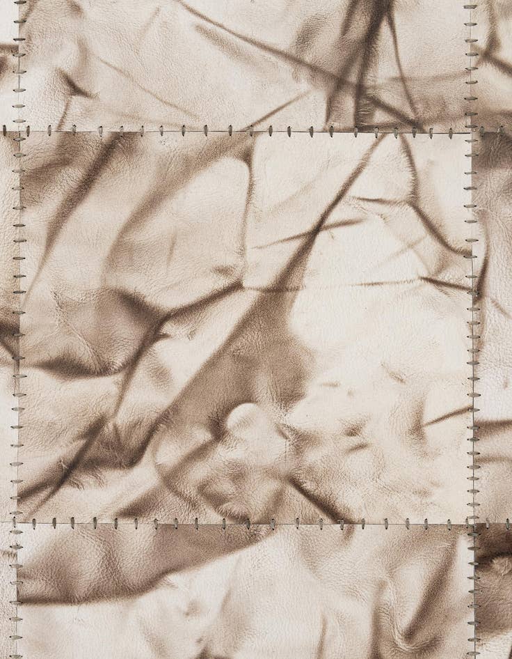 Detail image of 5' x 7' 11 Cowhide - Patchwork Rug