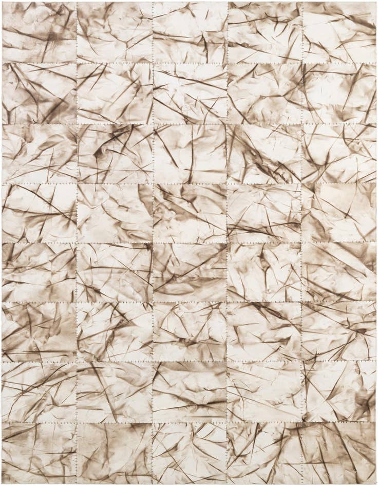 Detail image of 5' x 7' 11 Cowhide - Patchwork Rug