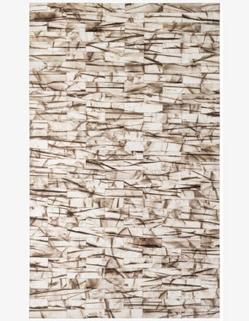 4' 11 x 8' 1 Cowhide - Patchwork Rug