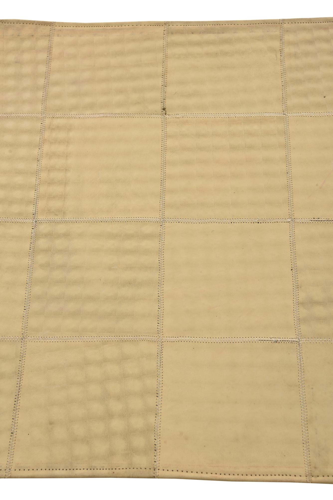 2' 1 x 3' 1 Cowhide Leather Rug