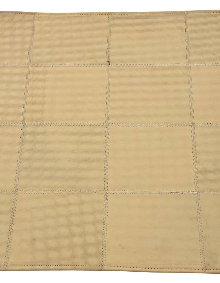 Detail image of 2' 1 x 3' 1 Cowhide Leather Rug