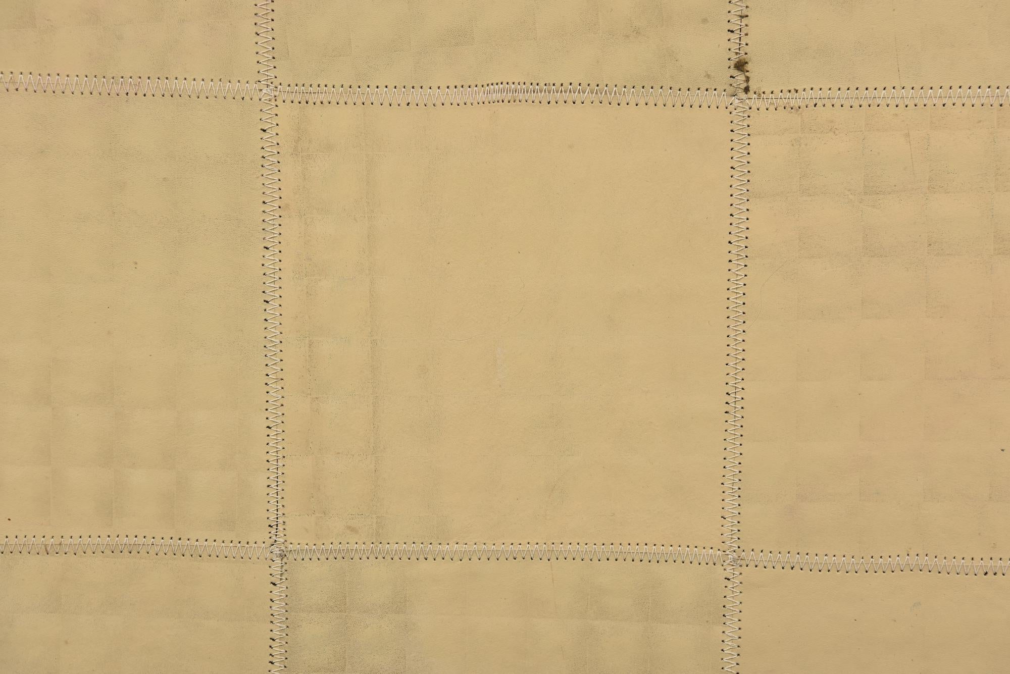 2' 1 x 3' 1 Cowhide Leather Rug