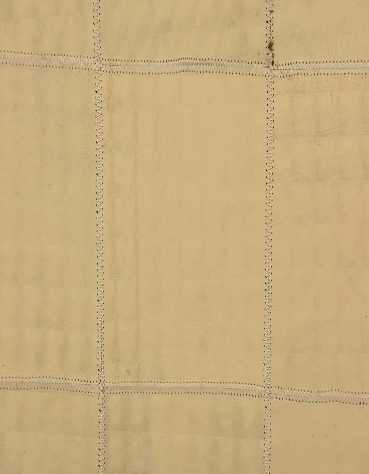 Detail image of 2' 1 x 3' 1 Cowhide Leather Rug