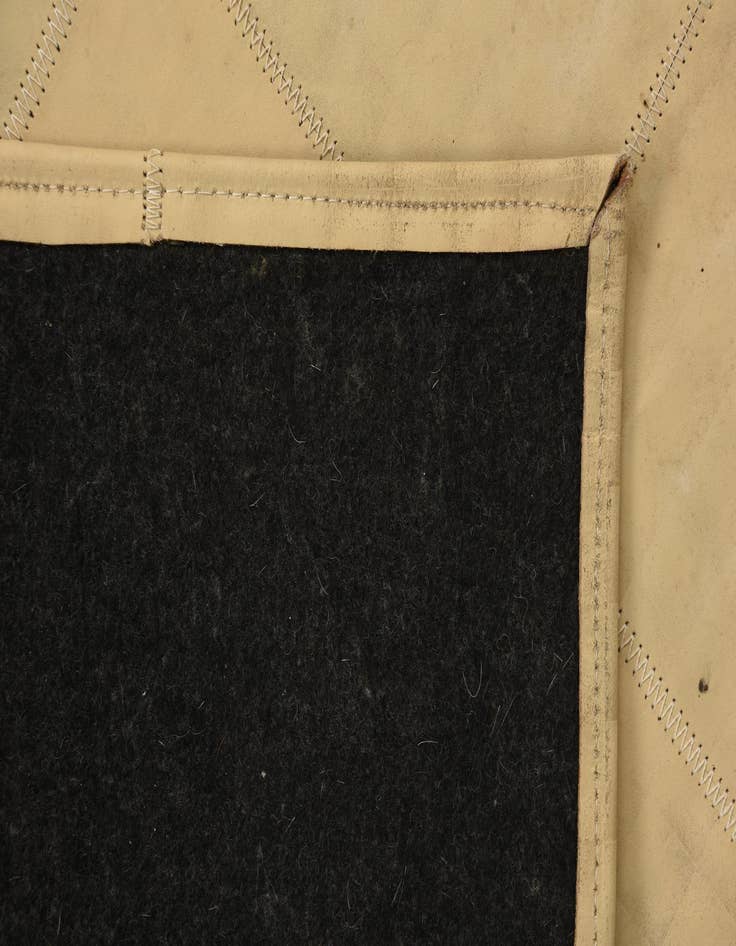 Detail image of 2' 1 x 3' 1 Cowhide Leather Rug