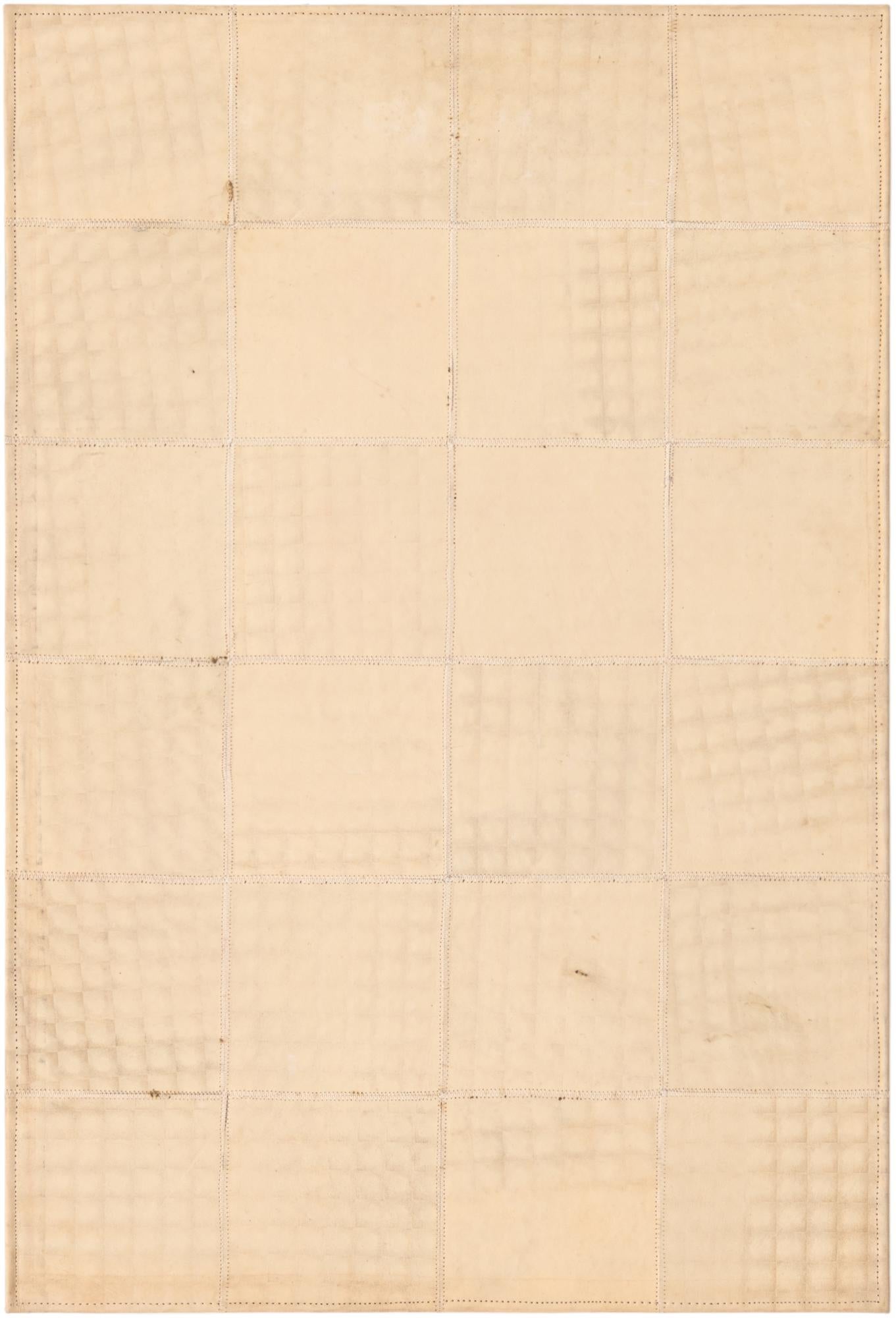 2' 1 x 3' 1 Cowhide Leather Rug