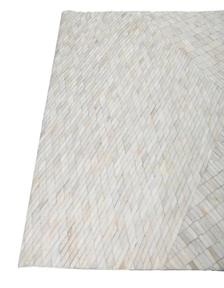 Detail image of 5' x 7' 9 Cowhide Leather Rug