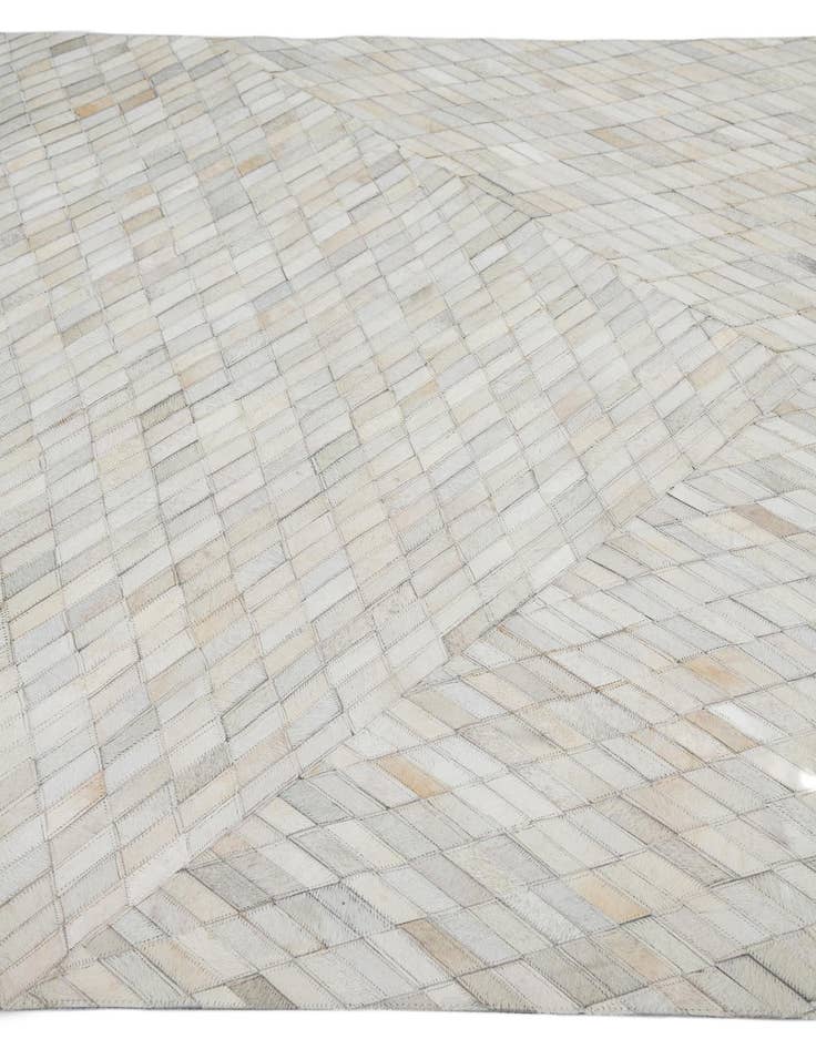 Detail image of 5' x 7' 9 Cowhide Leather Rug