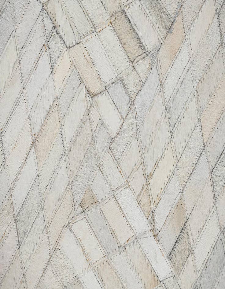 Detail image of 5' x 7' 9 Cowhide Leather Rug