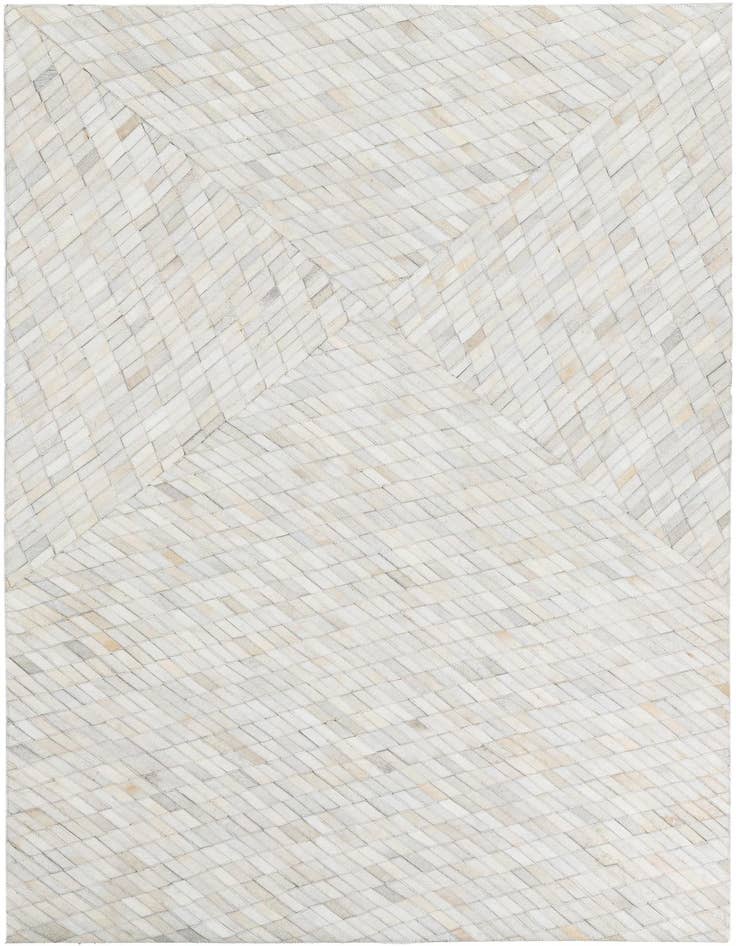 Detail image of 5' x 7' 9 Cowhide Leather Rug