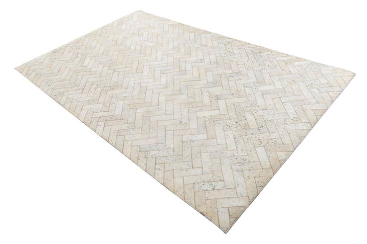 Detail image of 5' x 8' Cowhide Leather Rug