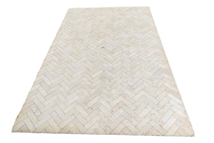 Detail image of 5' x 8' Cowhide Leather Rug