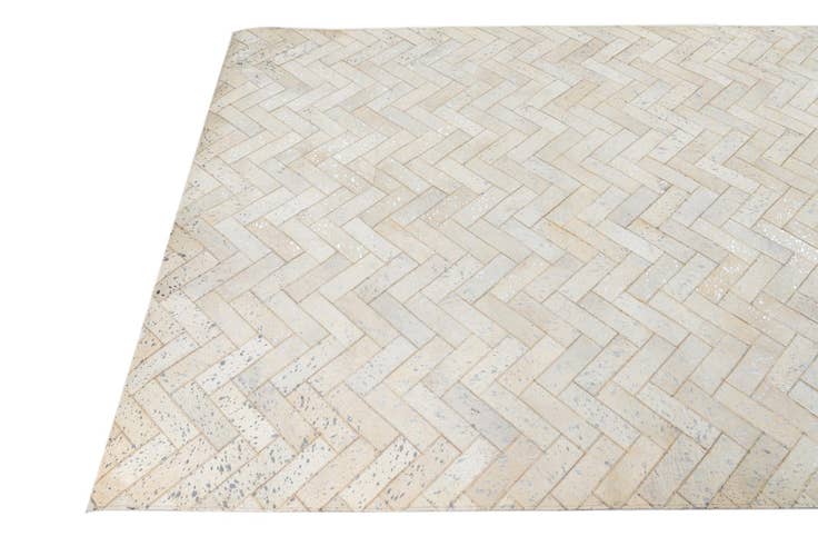 Detail image of 5' x 8' Cowhide Leather Rug