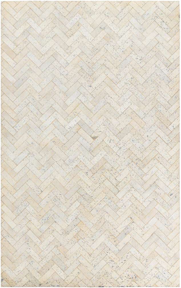 5' x 8' Cowhide Leather Rug