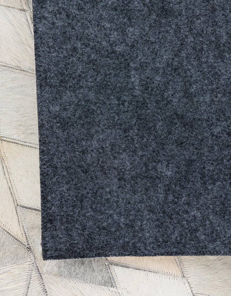 Detail image of 4' 10 x 7' 9 Cowhide Leather Rug