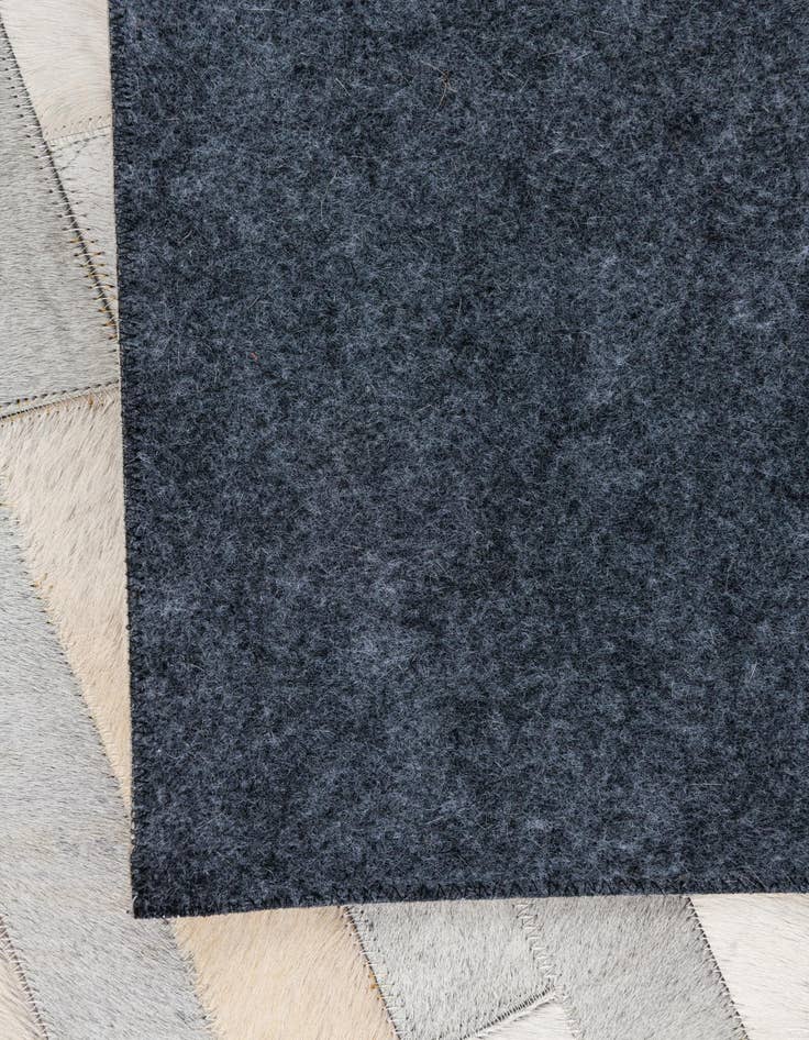 Detail image of 5' 1 x 7' 8 Cowhide Leather Rug