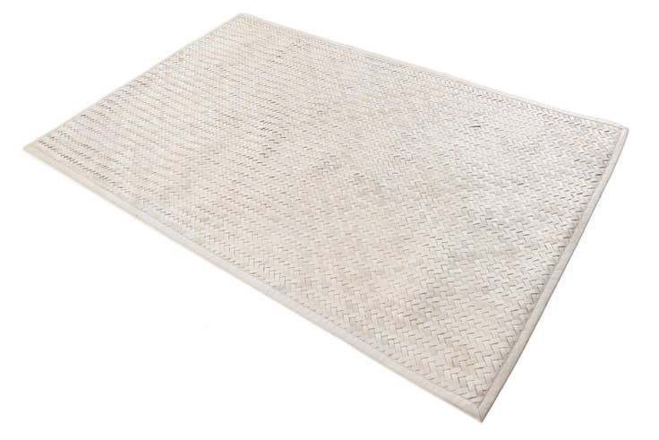 Detail image of 4' x 6' Cowhide Leather Rug