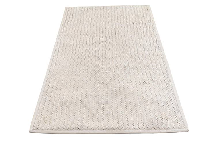 Detail image of 4' x 6' Cowhide Leather Rug