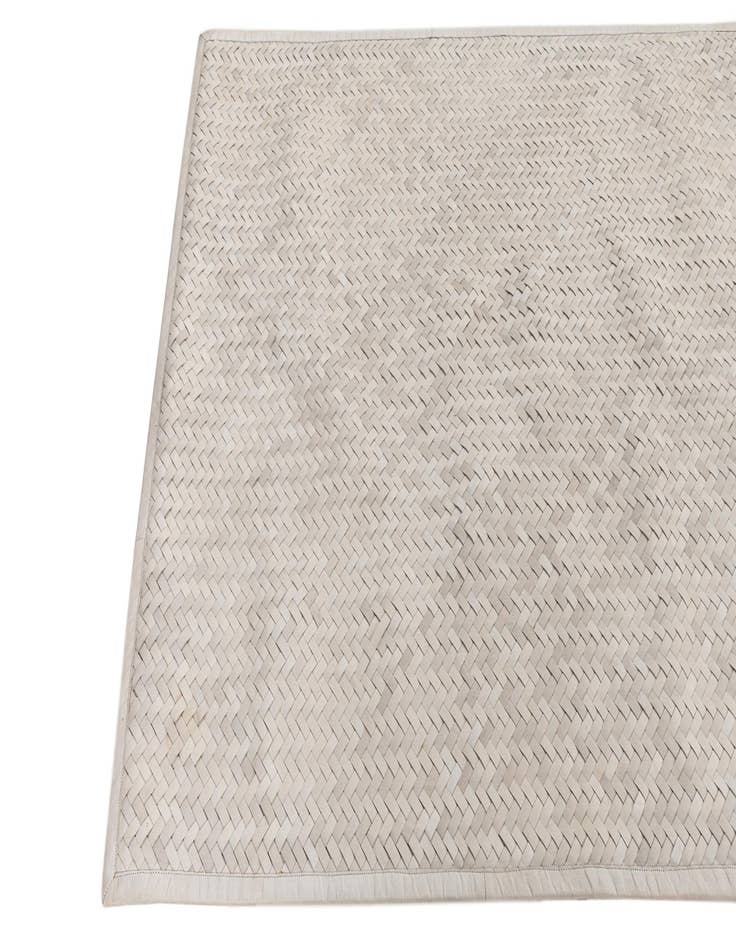 Detail image of 4' x 6' Cowhide Leather Rug