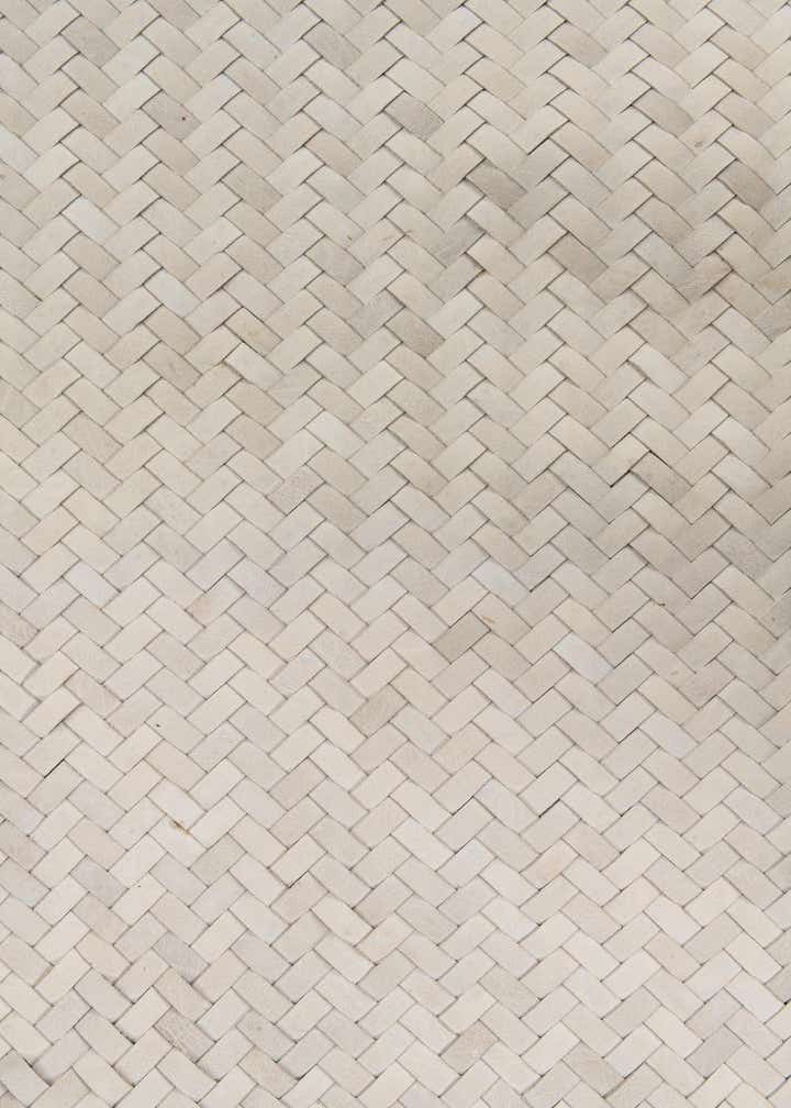 4' x 6' Cowhide Leather Rug