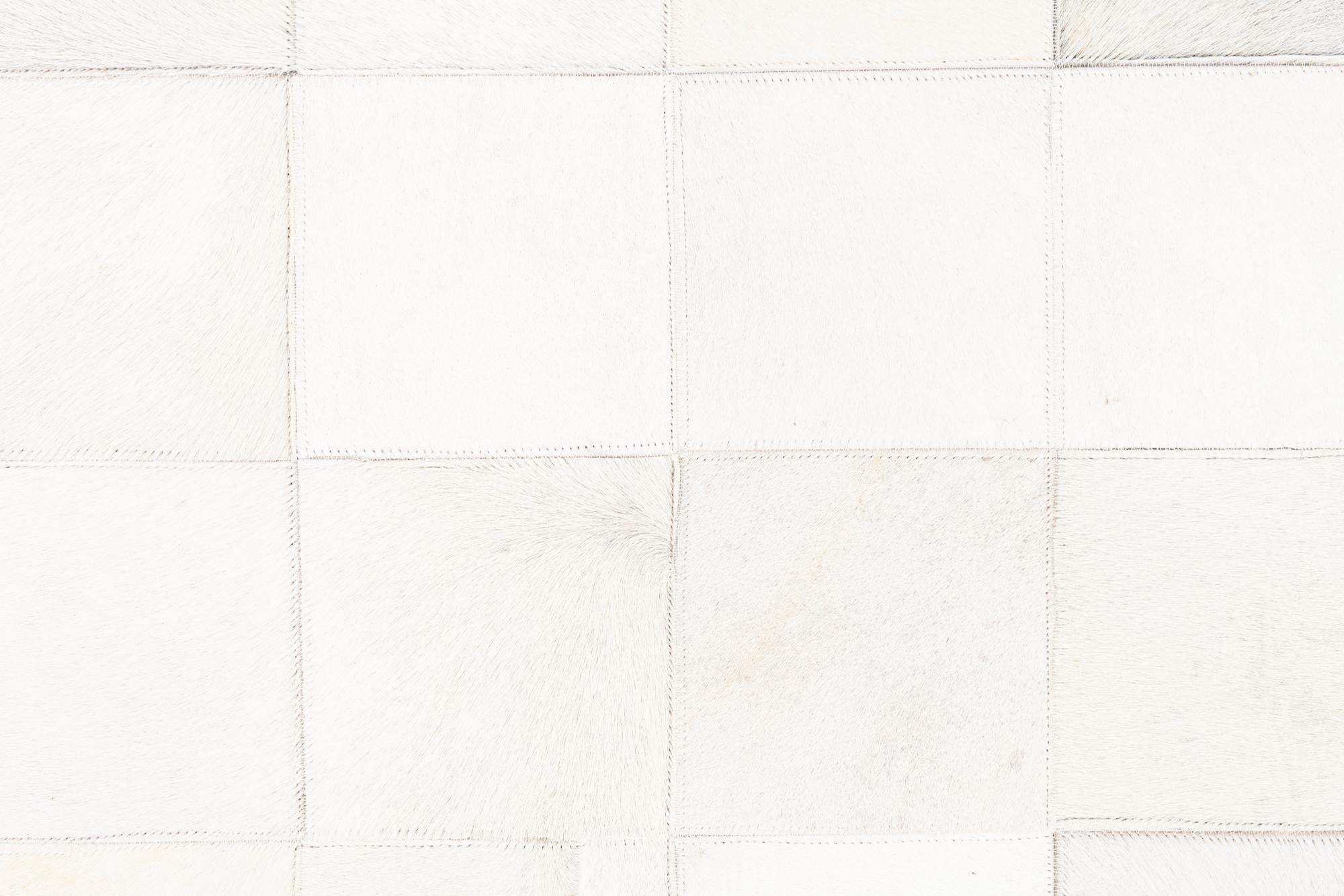 5' x 8' Cowhide Leather Rug