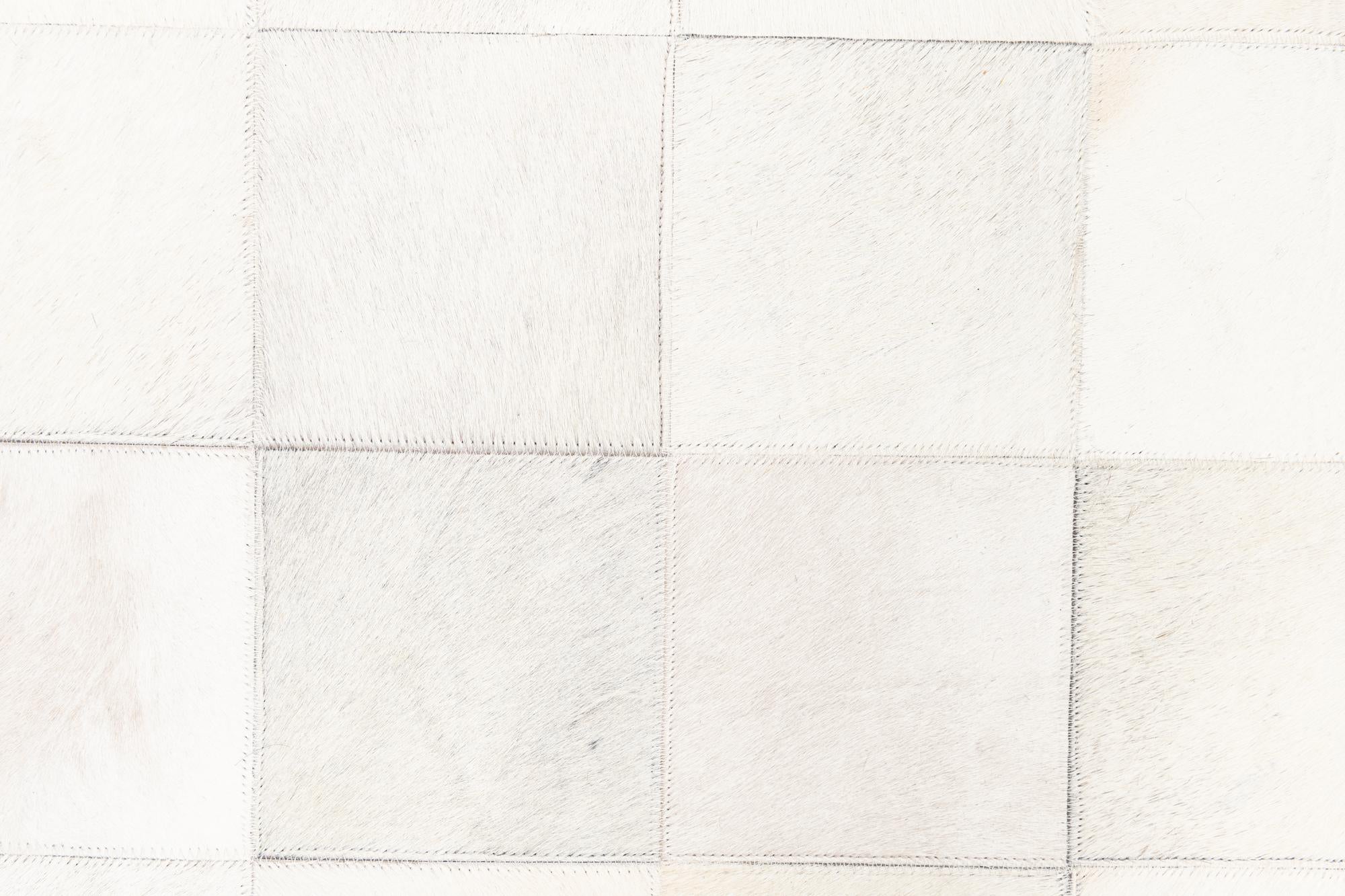 5' x 8' Cowhide Leather Rug